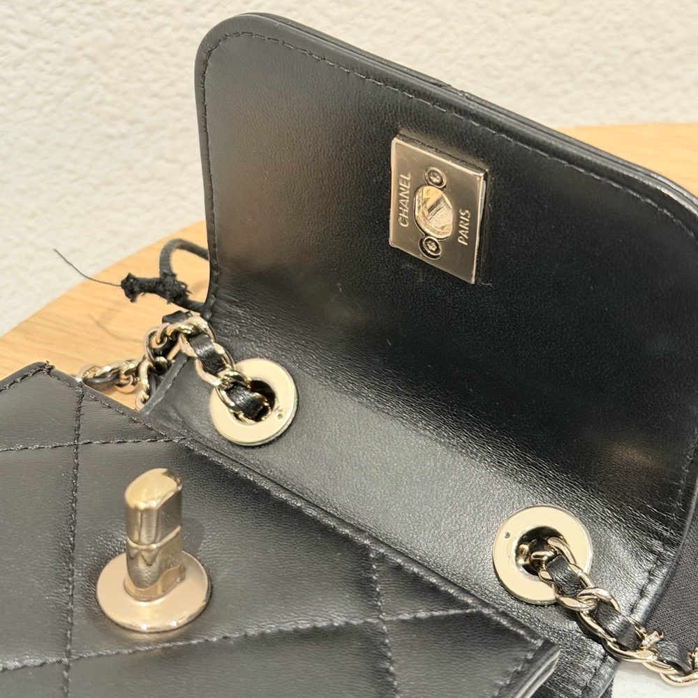 Chanel Lambskin Mini Trendy CC/Clutch Chain - Picture 12 of 14